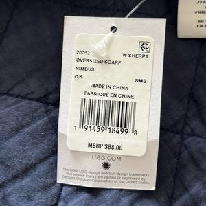 Ugg brand new cream scarf